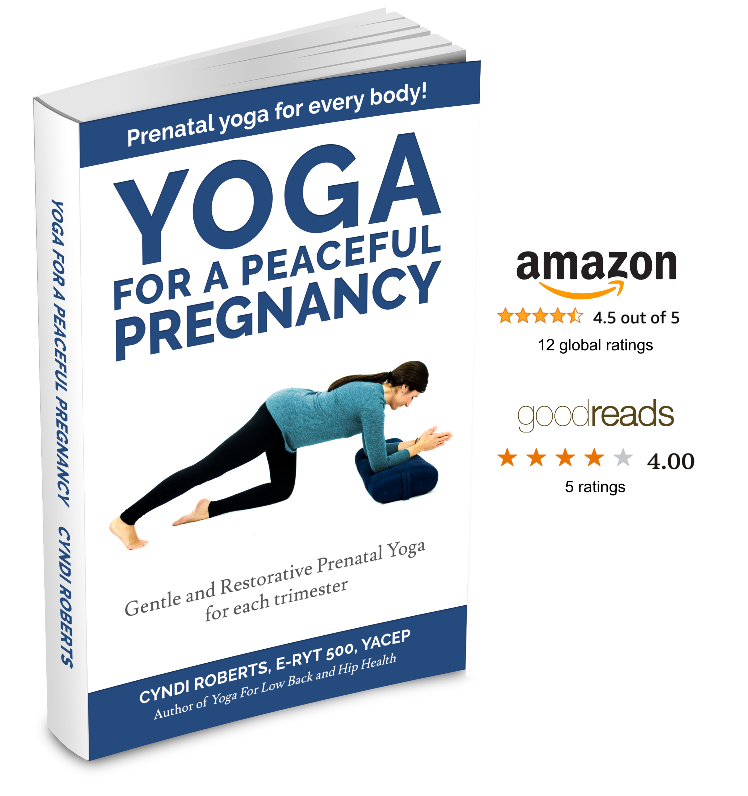 Yoga for a Peaceful Pregnancy reviews - instructional yoga book by Cyndi Roberts
