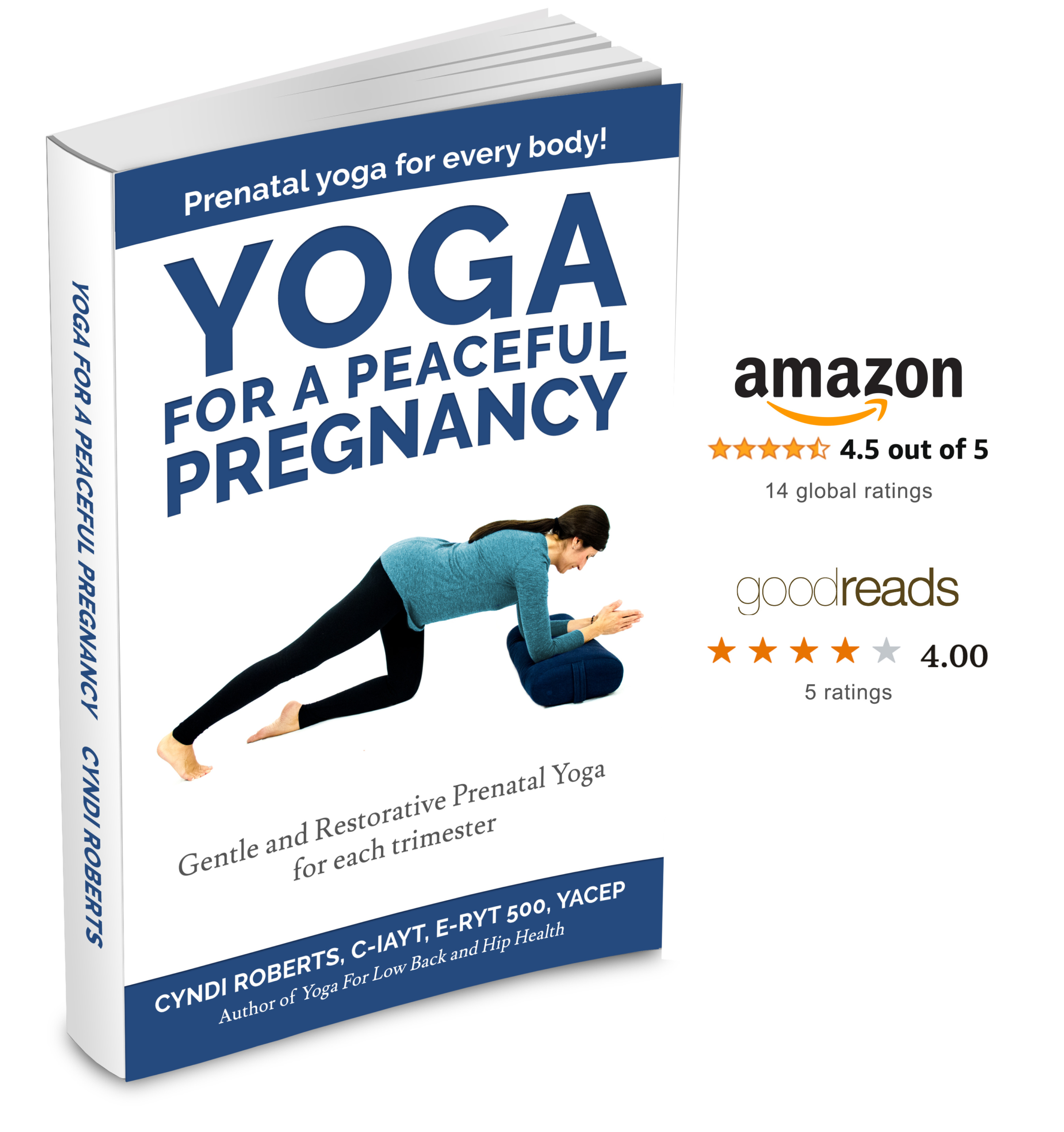 Yoga for a Peaceful Pregnancy reviews - instructional yoga book by Cyndi Roberts